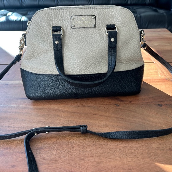 Kate Spade Tan/Black Handbag - Picture 1 of 4
